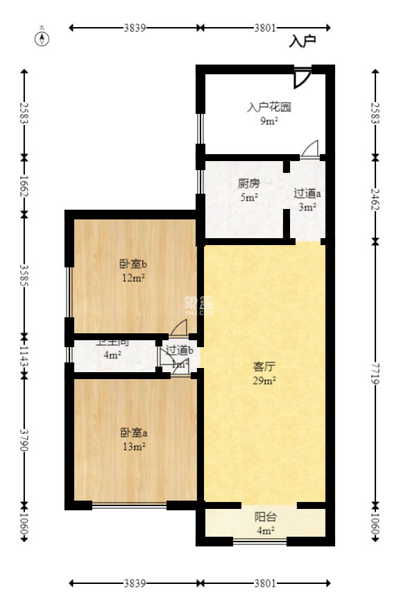 中豪城南时代（中豪南苑）  3室2厅1卫    63.0万