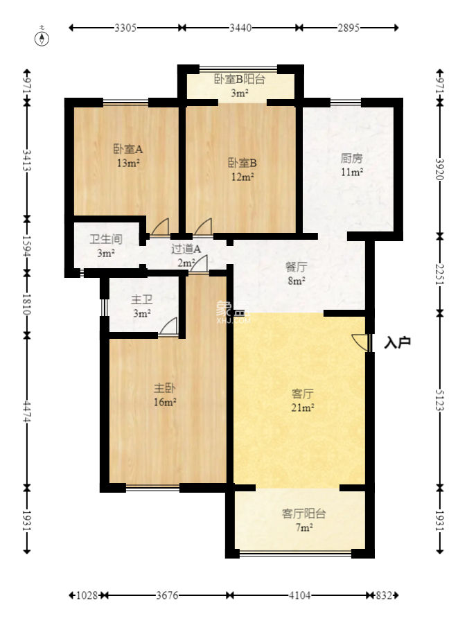 咸嘉新村悅峰園 3室2廳1衛 126.80萬