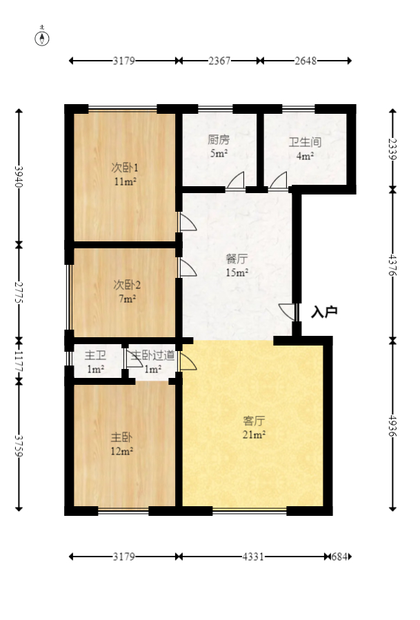 城东安置区(星城社区) 3室2厅2卫 67.87万 城东安置区(星城社区) 3室2厅2卫 67.87万户型图