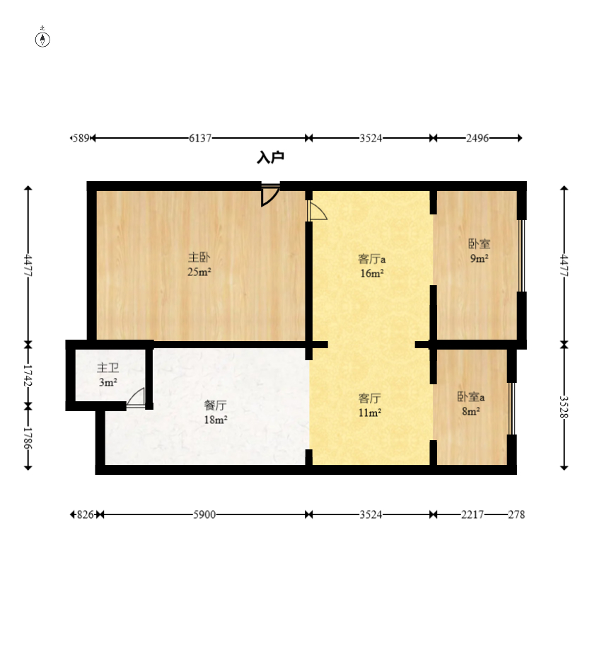 山水湾  3室2厅1卫    27.0万 山水湾  3室2厅1卫    27.0万户型图