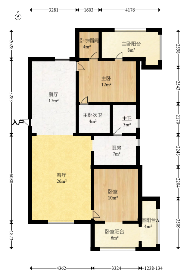 芙蓉蓉苑  0室0厅0卫   147.00万室内图1