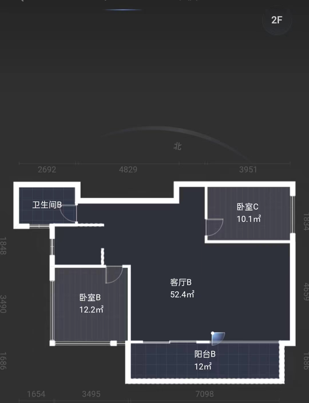 翡翠公园(北大资源) 4室2厅2卫 84.0万 翡翠公园(北大资源) 4室2厅2卫 84.0万室内图