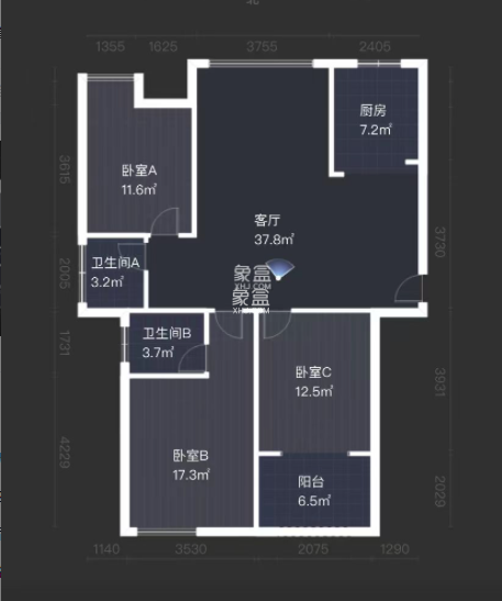 西郡佳园  3室2厅2卫   58.00万