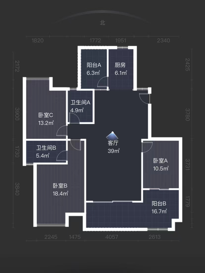 山水文园  3室2厅2卫   58.00万