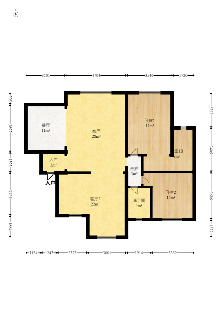 明昇壹城(明昇时代广场)一期  3室2厅2卫    389.0万 明昇壹城(明昇时代广场)一期  3室2厅2卫    389.0万户型图