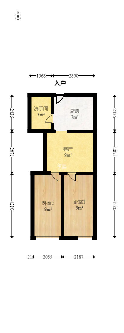 万博汇  2室1厅1卫   64.80万