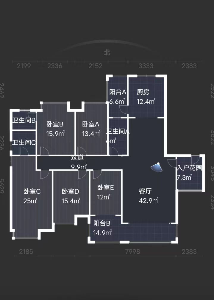 金水湾  5室2厅0卫   149.00万