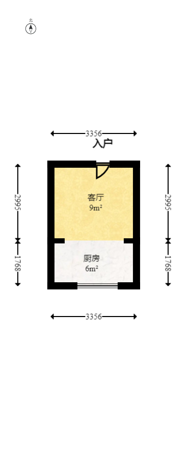 联美品格  1室1厅1卫   39.00万室内图1