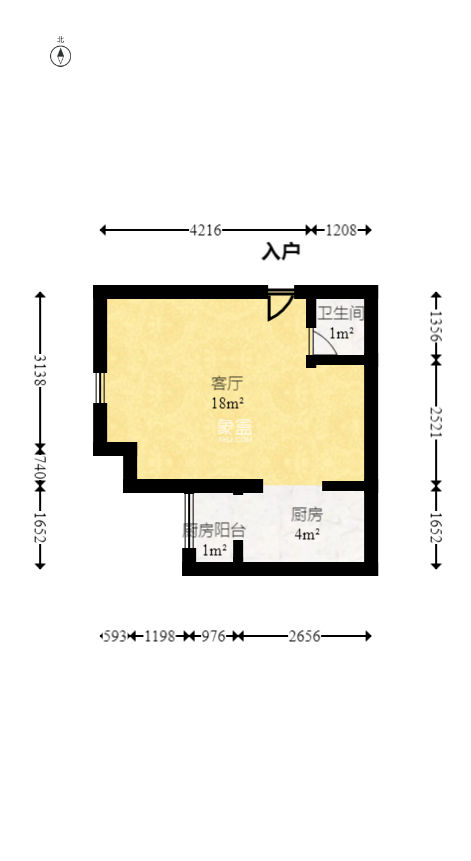 聯(lián)美品格  2室2廳1衛(wèi)   69.80萬