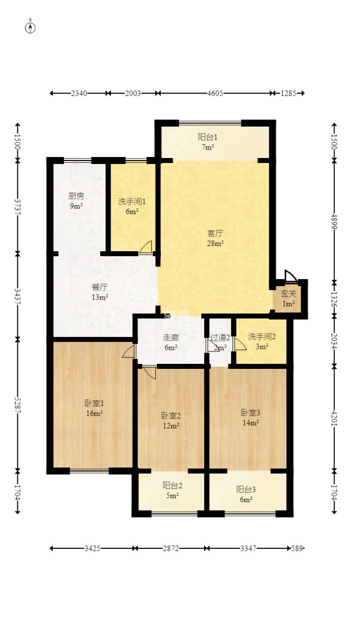 中建五局信和苑二区  3室2厅2卫    91.98万