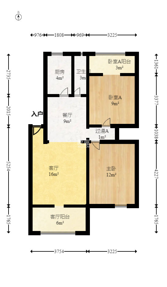 水木蘭庭  2室2廳1衛(wèi)   68.00萬