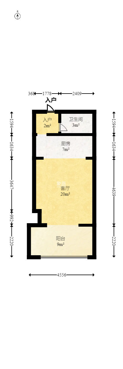 麓谷明珠  1室0厅1卫   29.50万