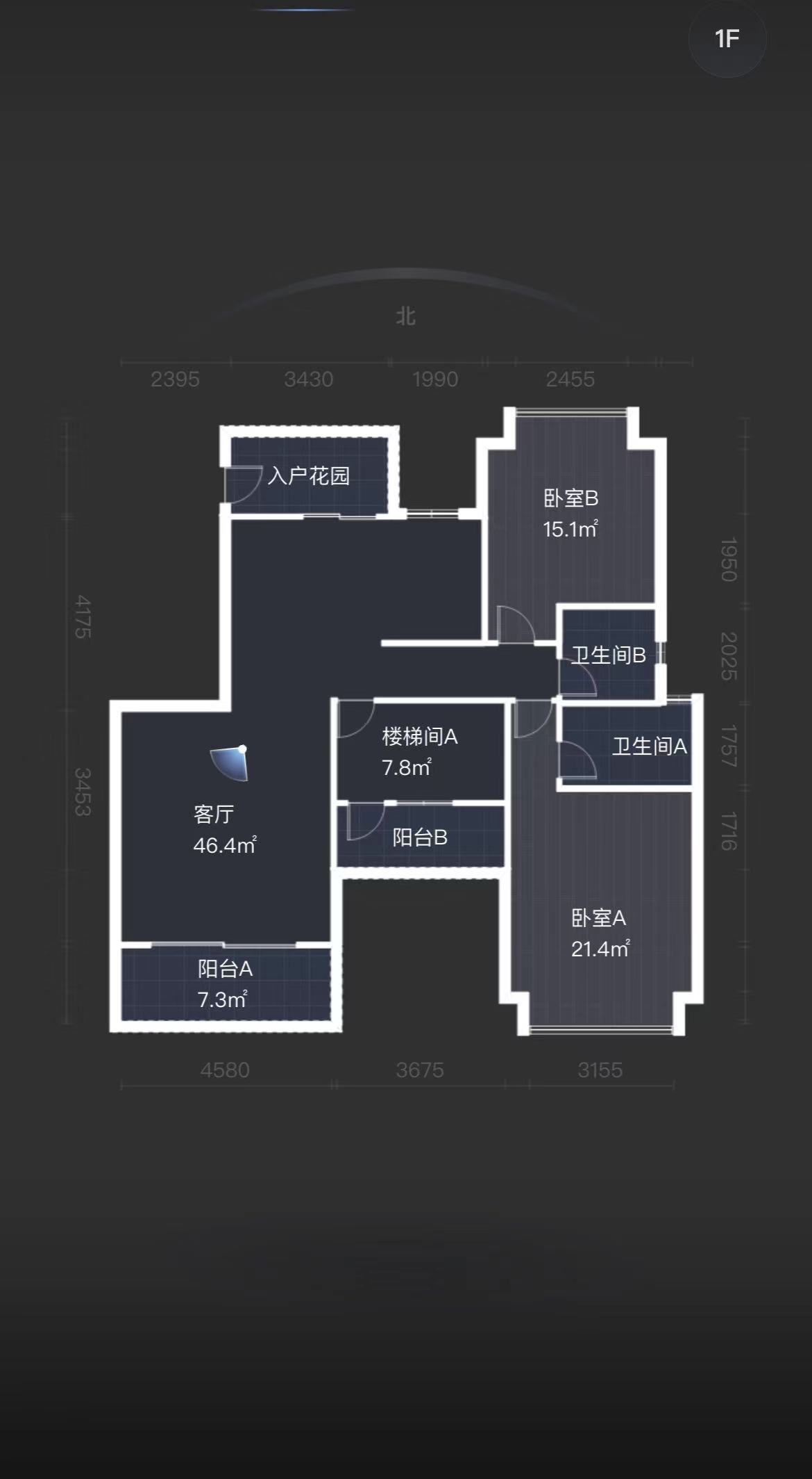 中房天玺湾  5室2厅2卫   146.80万室内图