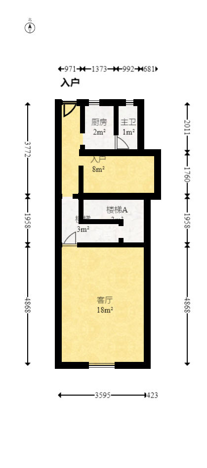 星沙汽配城（大塘村农机市场）  3室2厅3卫    38.28万室内图1