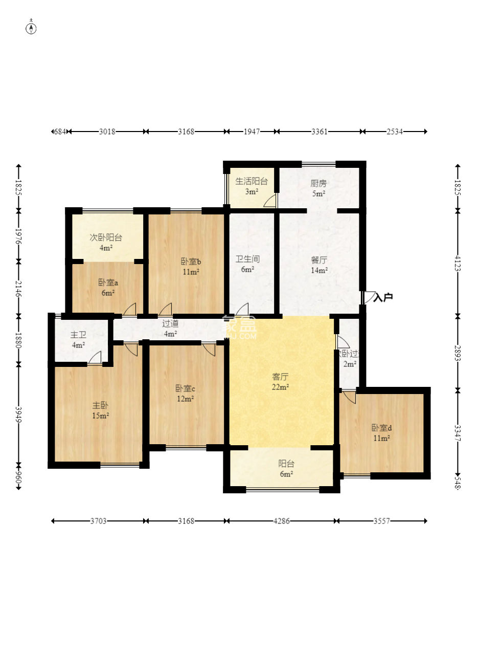 澳海谷山府  5室2厅2卫   120.00万