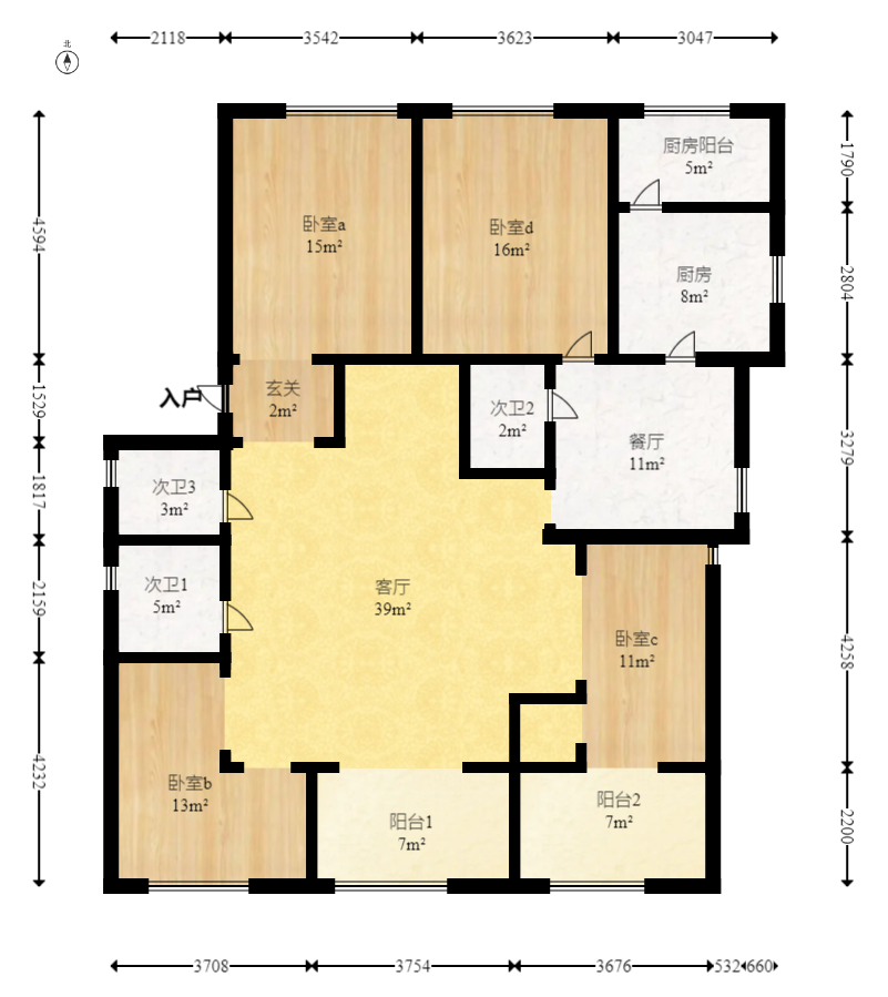 建發(fā)央著  6室2廳3衛(wèi)    285.0萬(wàn)室內(nèi)圖1