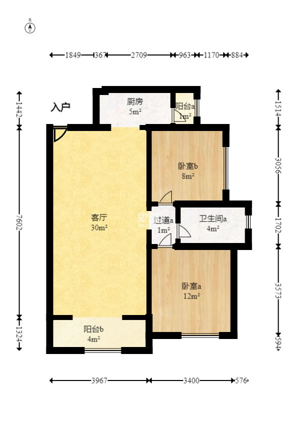 佳兆業(yè)君匯上品  2室2廳1衛(wèi)   38.00萬