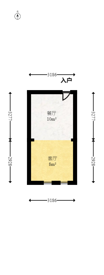 华润凤凰城一期  1室1厅1卫   35.00万室内图1
