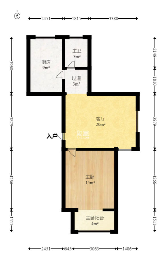 山水人家三期  2室1厅1卫   58.00万