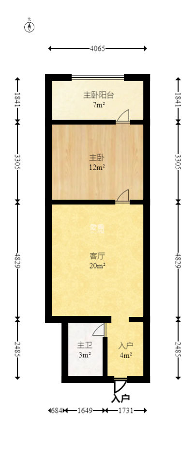 远能锦座(远能水岸金座)  1室1厅1卫   36.50万