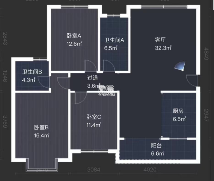康馨佳园  4室2厅2卫   52.50万