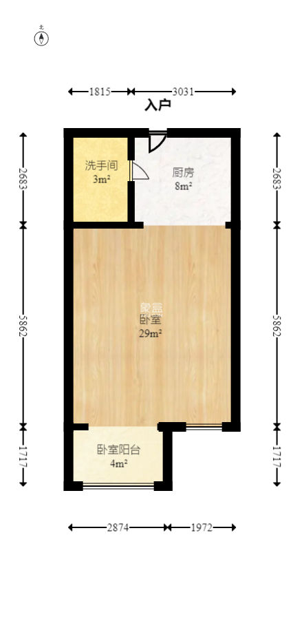 万博汇  1室1厅1卫   65.00万