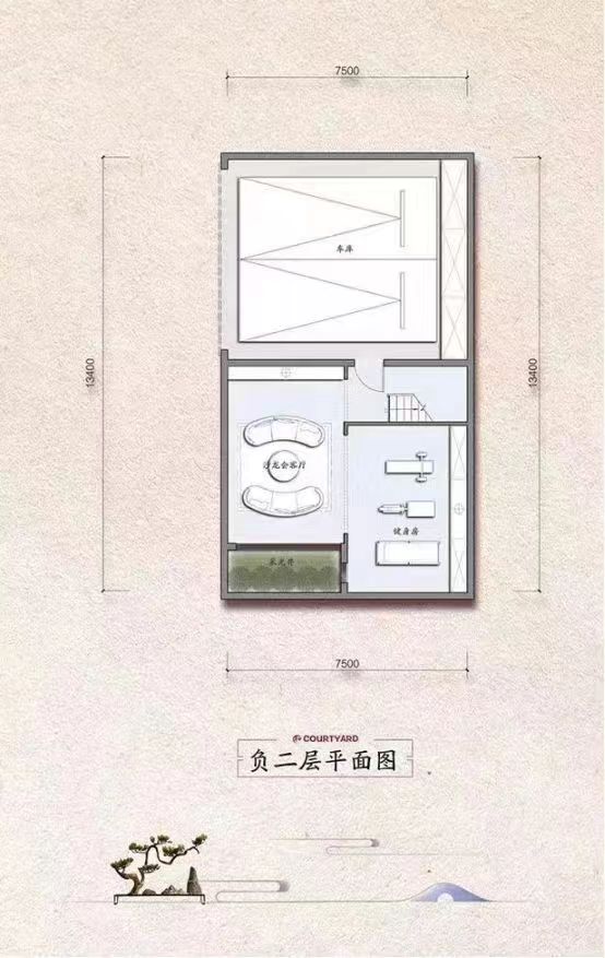 中粮瑞府  4室2厅1卫   170.00万室内图