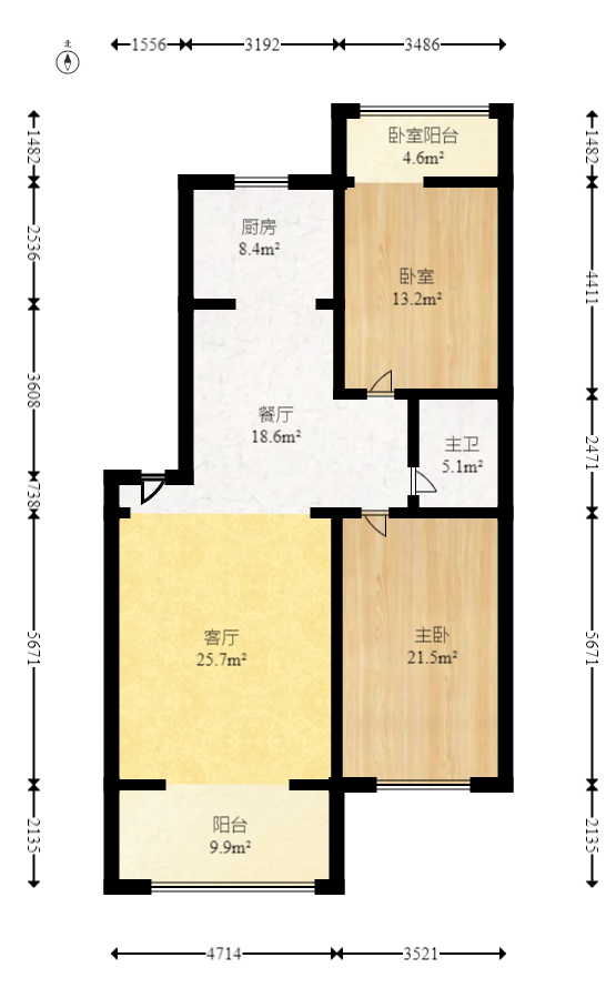 湘瑞家园 2室2厅1卫 42.90万 湘瑞家园 2室2厅1卫 42.90万户型图