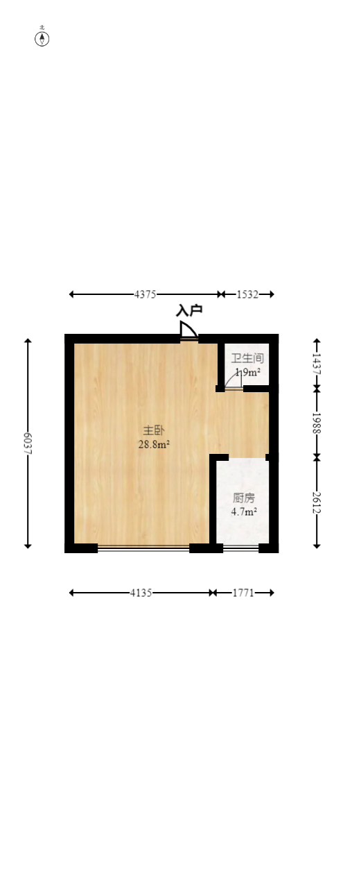 陽(yáng)光晶城  2室1廳2衛(wèi)    63.8萬(wàn)室內(nèi)圖1