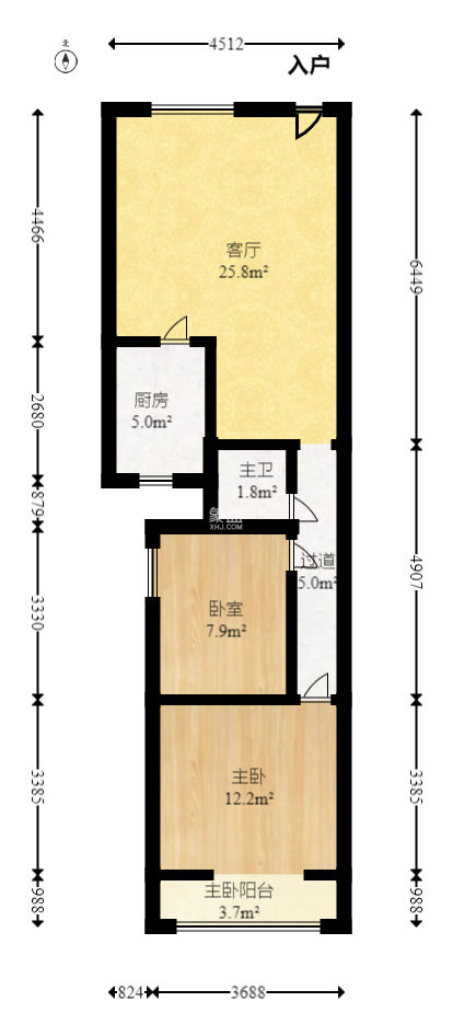 新長海廣場 3室2廳1衛 39.8萬