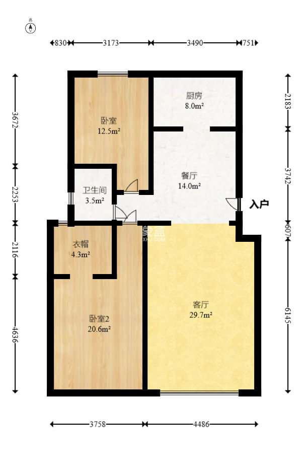 榔梨综合市场  2室2厅1卫   57.40万 榔梨综合市场  2室2厅1卫   57.40万