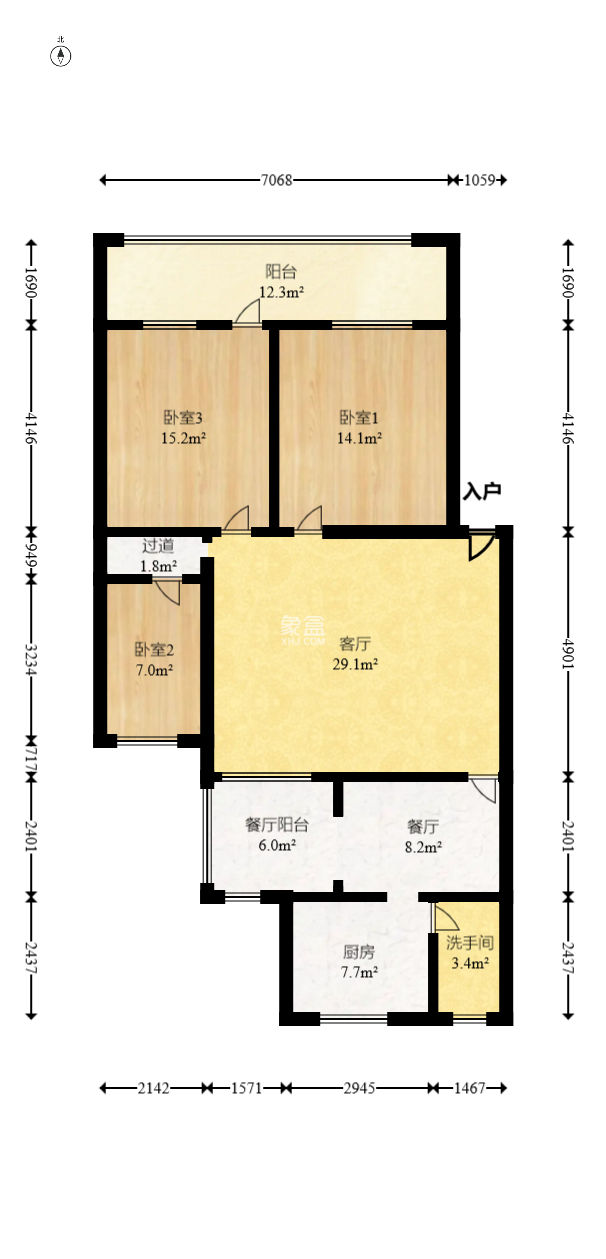 长钢宿舍小区  3室2厅1卫   70.00万