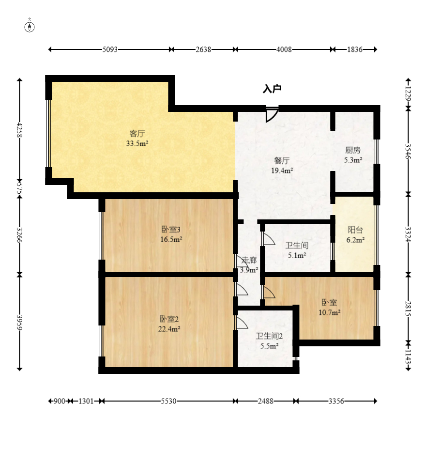 华天LOHO小镇  3室2厅1卫    59.8万 华天LOHO小镇  3室2厅1卫    59.8万户型图