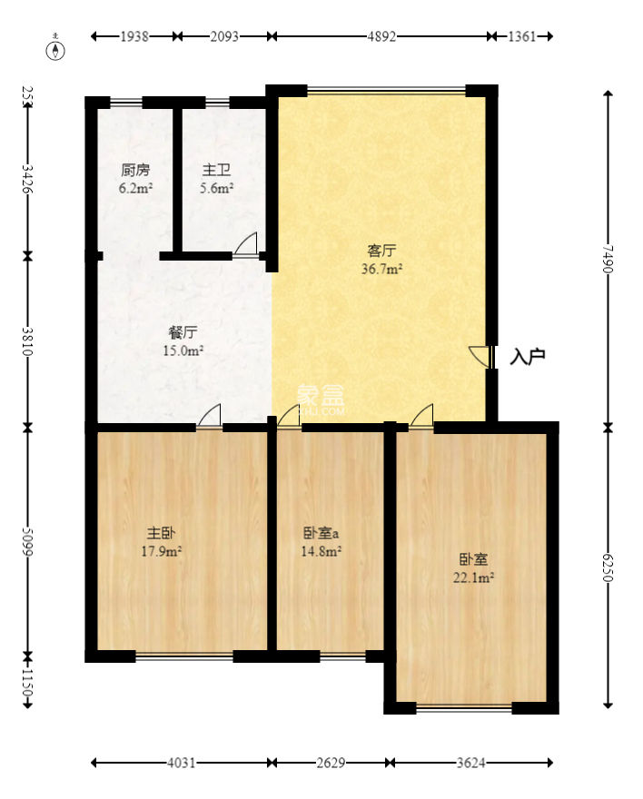 湘繡城  3室2廳1衛(wèi)   84.80萬