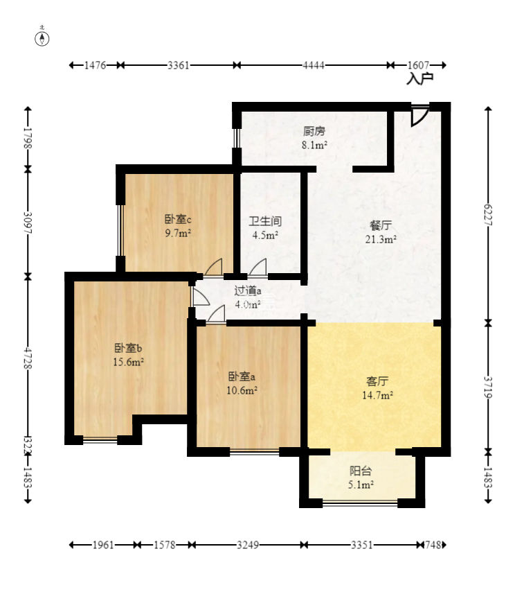 佳兆业君汇上品  3室2厅1卫   60.60万