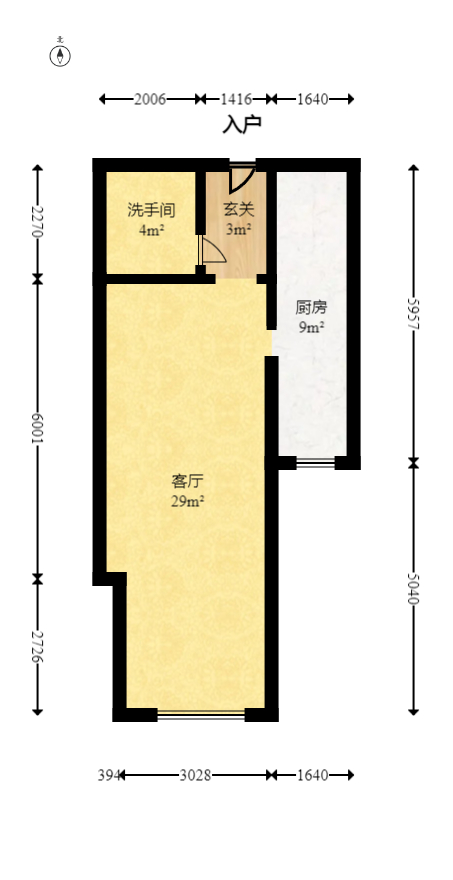 湘水和天下  1室1厅1卫   40.80万室内图1