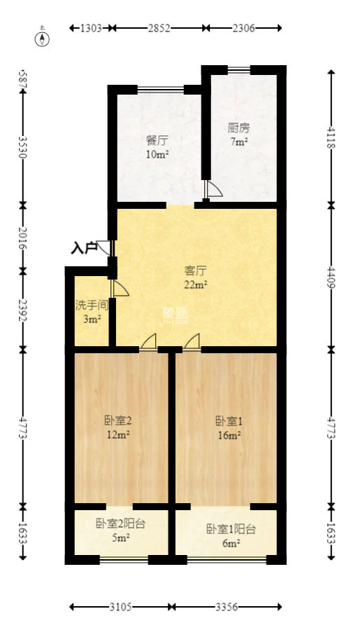 砂子塘社区  2室2厅1卫   78.00万