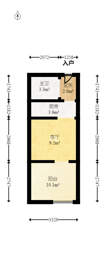 鑫遠(yuǎn)熙山  1室1廳1衛(wèi)    35.98萬(wàn)