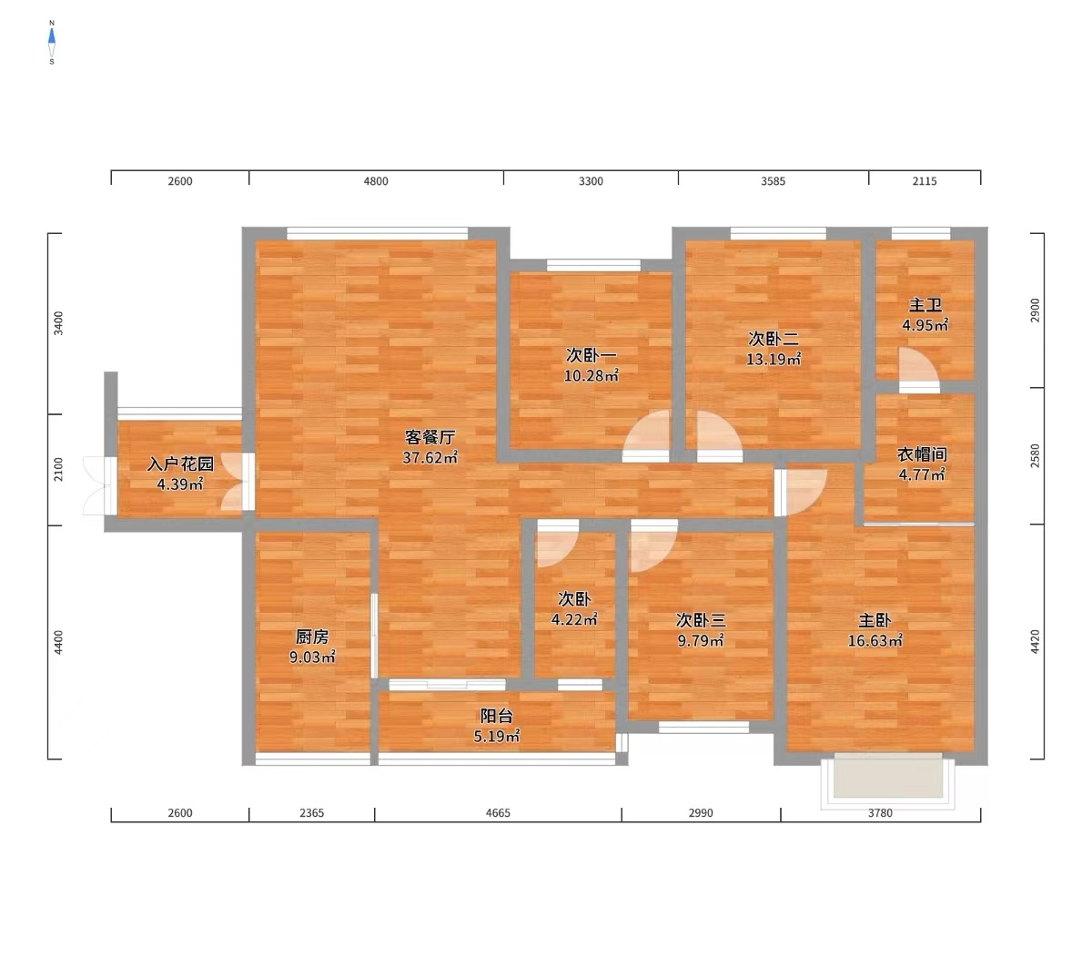康馨佳园 4室2厅2卫 85.0万 康馨佳园 4室2厅2卫 85.0万室内图