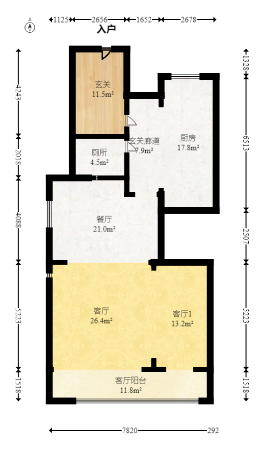 汀湘十里  10室4厅4卫   645.00万室内图1