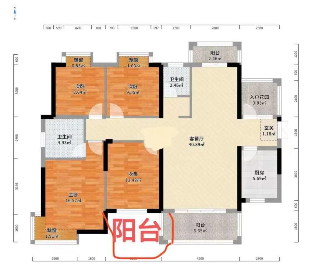 城发锦城 4室2厅2卫 92.0万 城发锦城 4室2厅2卫 92.0万室内图