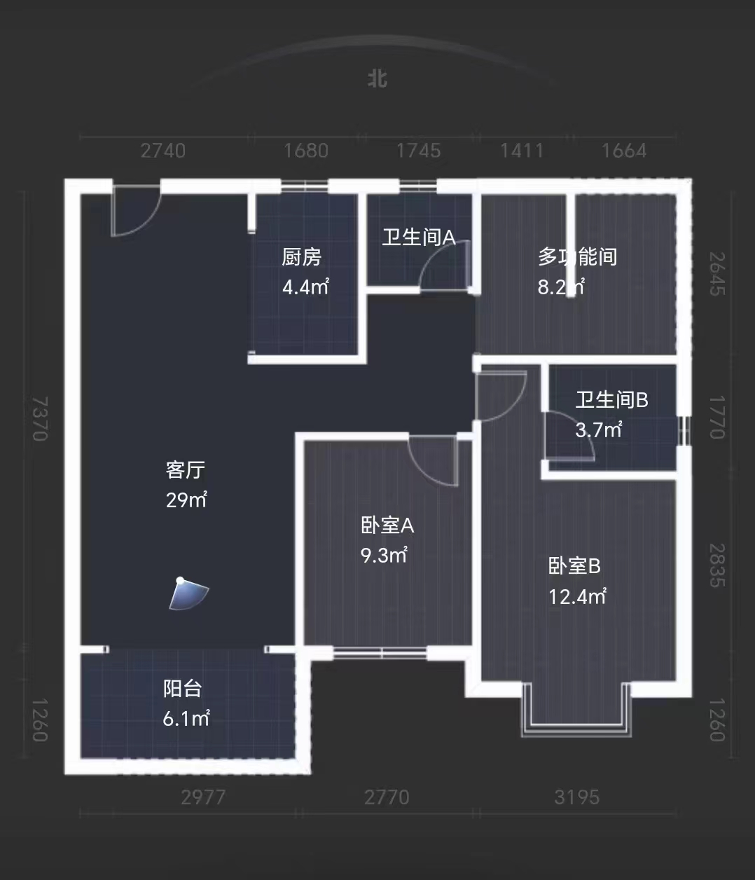 隆信国际  3室1厅1卫   40.00万