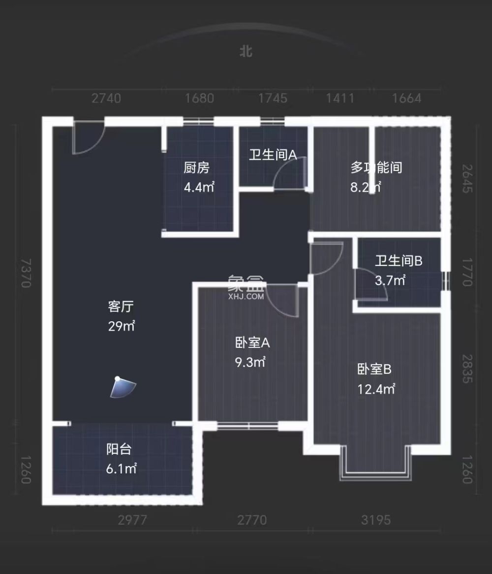 隆信国际  3室1厅1卫   40.00万