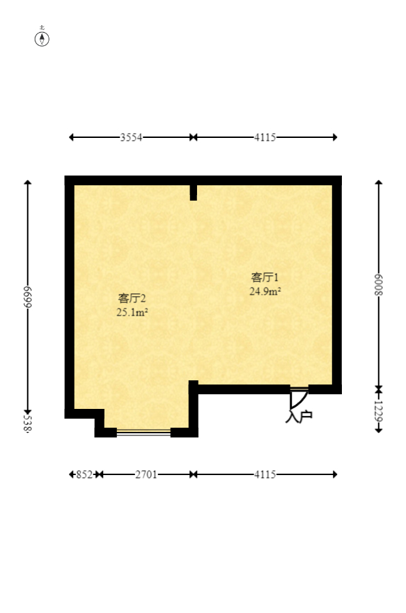 龙湾国际别墅  5室2厅4卫   307.00万室内图1
