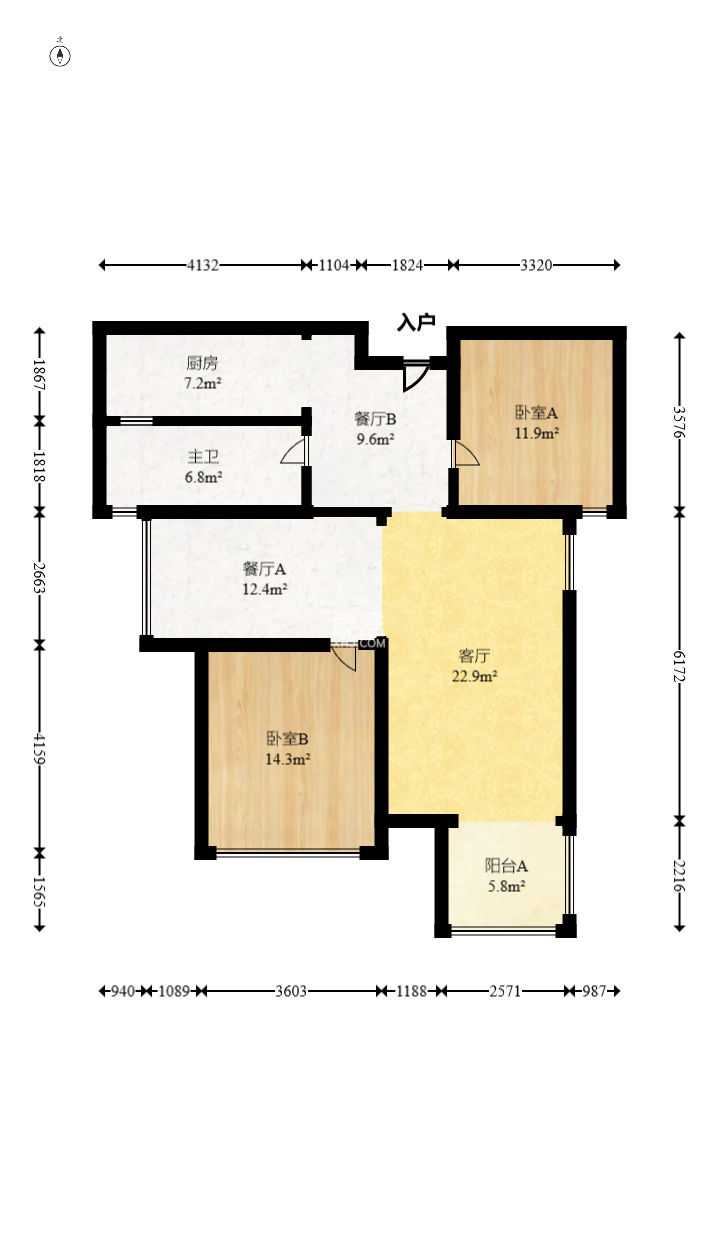 欧莱雅郡  3室2厅1卫    70.0万