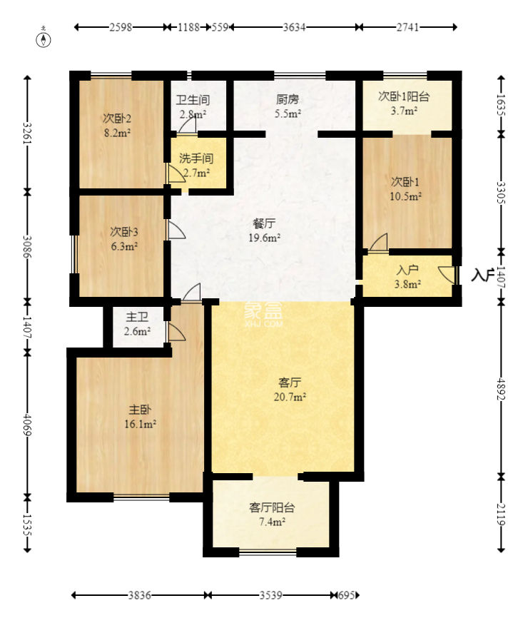 碧桂园中央花园  4室2厅2卫   129.80万