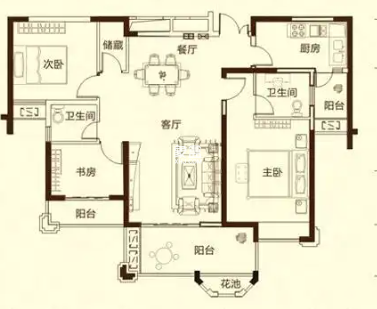 中欧昆仑首府  3室2厅1卫   58.00万
