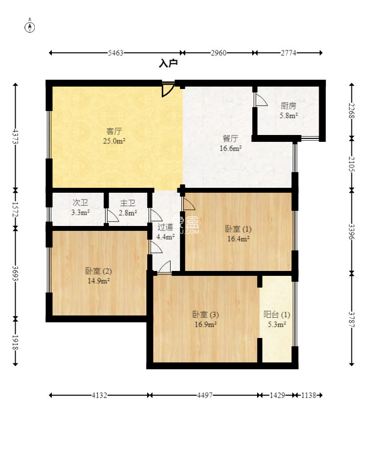 中天瑞景  3室2廳2衛(wèi)   142.00萬(wàn)