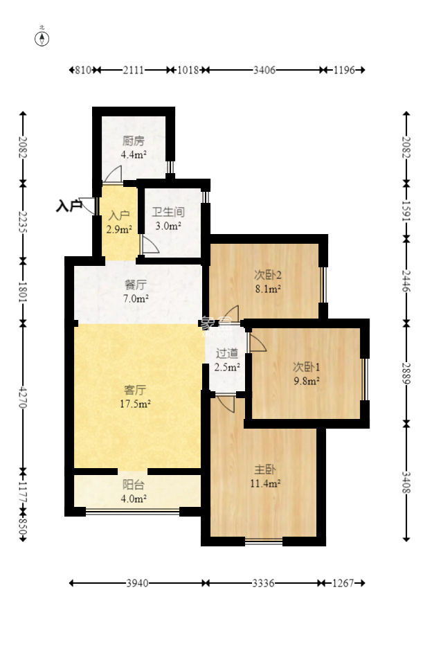 泊林晶城  3室2廳1衛(wèi)   75.00萬(wàn)