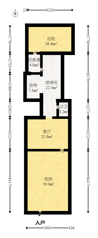 山水英伦  4室3厅4卫   298.00万室内图1
